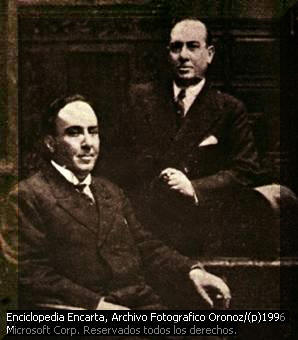 Los hermanos Antonio y Manuel Machado